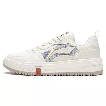 Li Ning Xing Chuan V2 нескользящие износостойкие низкие кроссовки для скейтбординга женские кроссовки для скейтбординга Off-White AGCT144-4 36
