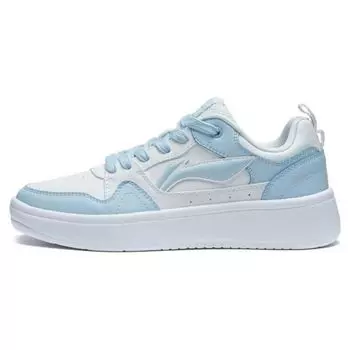 Li Ning Xingchu 2.0 нескользящие износостойкие низкие кроссовки для скейтбординга женские кроссовки белые синие AGCT338-3 35