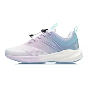Li Ning Youth Hunting Wind удобные легкие низкие кроссовки для бега детские кроссовки фиолетово-синие YKFR066-2 32