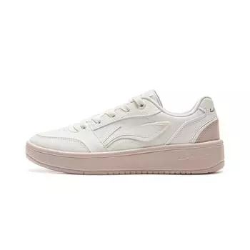 Li Ning Yuan Bao V3 Классические модные белые кроссовки в стиле ретро Универсальные толстые подошвы Удобные нескользящие износостойкие низкие кроссовки для скейтбординга AGCV108-4 35