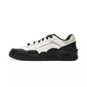 Li Ning Yue Bai 2.0 Повседневные универсальные толстые подошвы, увеличивающие высоту, нескользящие, амортизирующие, износостойкие, дышащие, низкие, для скейтбординга AGCU275-11 45