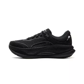 Li Ning Yue Ying CRC Модные спортивные амортизирующие нескользящие кроссовки с низким верхом для повседневной носки и бега Мужские кроссовки Черный AZGV053-1 39