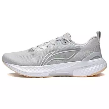 Li Ning Yue Ying Element Cushion Technology Удобные нескользящие кроссовки с низким верхом для бега Мужские кроссовки Серые ARHT007-3 44