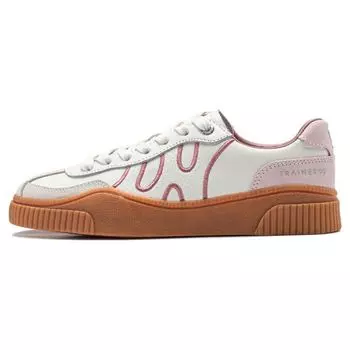 Li Ning Yun Chuan V2 Повседневные универсальные нескользящие износостойкие низкие модные кроссовки женские кроссовки Cloud-White AGCT394-1 37