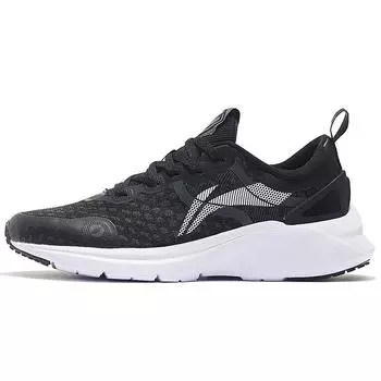 Li Ning Yun Que Ткань Синтетическая Кожа Амортизирующие Нескользящие Износостойкие Низкие Повседневные Туфли Женские Кроссовки Черные AGLS066-2 38