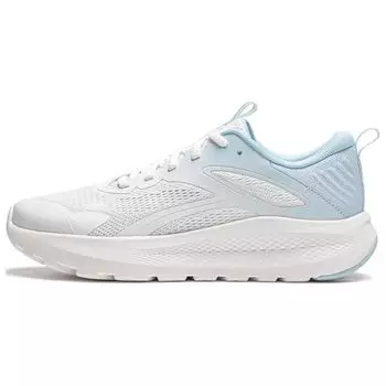 Li Ning Yun Yi Мягкая дышащая толстая подошва, увеличивающая рост, нескользящая, износостойкая, низкая повседневная обувь, женские кроссовки, белый, синий AGLU260-1 38