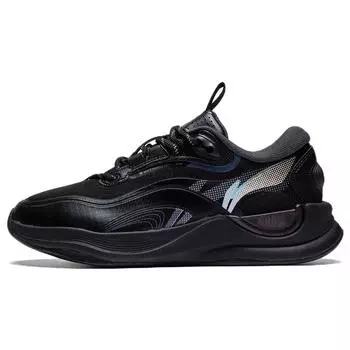 Li Ning Yunji легкие кроссовки Rebound с низким верхом, женские кроссовки, черные AGLS108-1 36