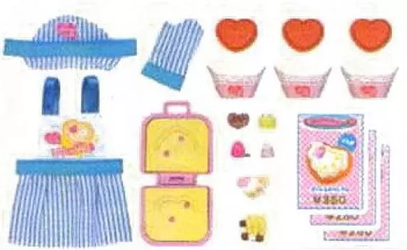 Licca-chan Heart Hills Heart Waffle Set