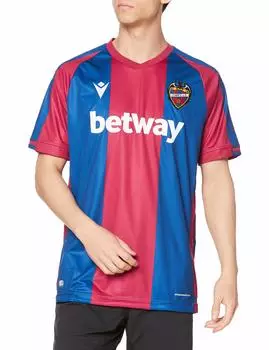 Лицензированная рубашка с коротким рукавом LEV Levante Authentic Home Shirt Red M [Macron] 20-21 (00)