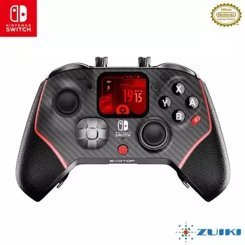 Лицензированный беспроводной контроллер ZUIKI для Nintendo Touch Monitor EVOTOP [Nintendo Product] Switch/PC (черный) [Нинтендо Свитч]