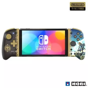 Лицензированный контроллер The Legend of Zelda Tears of the Kingdom Grip для Nintendo Switch [Продукт Nintendo] Switch™ [Совместимо с Nintendo]