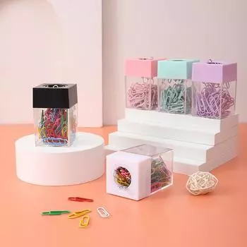 Lidemei Creative Macaron Цветное магнитное ведро для хранения скрепок