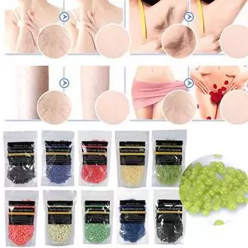 Life Is Beauty Painless 100 г без твердого воска для депиляции, полоски для тела, бикини, удаление волос Black For Men