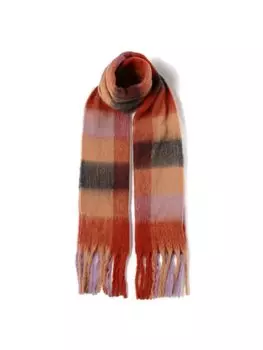 Life Store by MIX Check Muffler PURPLE ONE SIZE [Beaming BEAMS] Muffler/Scarf Women s фиолетовый