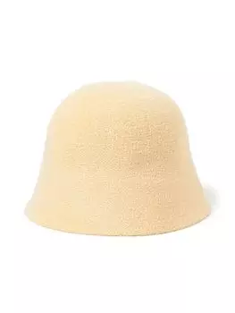 Life Store от LIFE STORE от BEAMS Shaggy Bell Hat БЕСПЛАТНО (Лучистые ЛУЧИ) BMING BEAMS/Шляпа BMING Женская кремовый