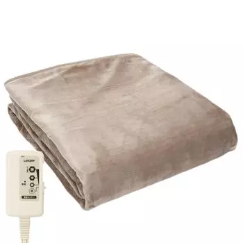 Lifejoy Electric Made in For Throwing and 188cm x With Room Temperature No Timer Fluffy Mocha JCBR803M Blanket, Japan, Blanketing, 130cm, Washable,