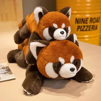 Lifelike Red Panda Stuffed Animals Raccoon Plush Toy Cute Panda Plushie Toy Gift for Kids Girlfriend Birthday Boy