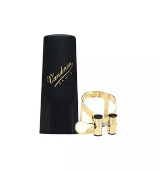 Лигатура для альт-саксофона Vandoren MO Gold Plate (24-каратное позолоченное покрытие)