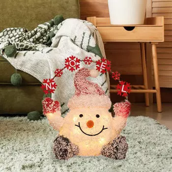 Lighted Christmas Snowman Decorations for Home Theme Park Indoor and Outdoor 40cmx30cmx48cm 40cmx30cmx48cm