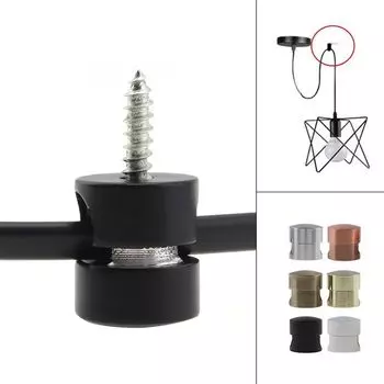 Lighting Lamp Bases Pendant Lights Accessories Wire Fixing Device Cable Holder Light Cable Hook чёрный