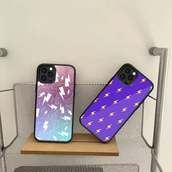 Lightning Phone Case For Samsung S7 S8 S9 S10 S20 S30 Edge Plus Note 7 5 8 9 10 20 Pro Shell Silicone PC+TPU Cover Samsung S21 5G