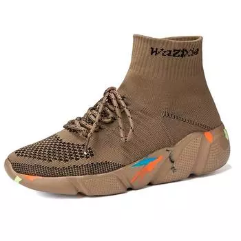 Lightweight Cross-Border Knitted Foam Rubber Socks Shoes for Couples - Stylish & Casual 43