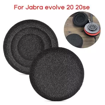 Lightweight Ear Cushions Replacement for evolve 20 20se Headset Ear Pads Sleeves Comfortable Touching Sponge Covers