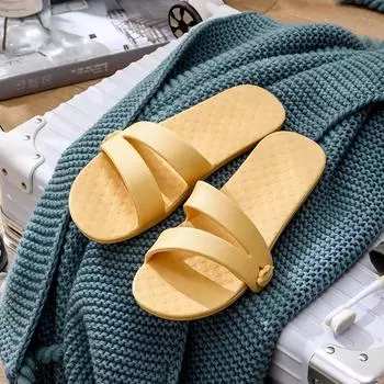 Lightweight Non-Slip Flip Flops for Men and Women Soft-Soled Beach Swimming and Business Travel Portable Foldable Slippers 41-42 синий
