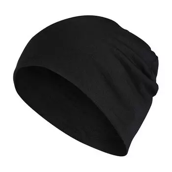 Lightweight Thin Mernu Wool Boonie Hat Beanie Training Cap Balanced Ultralight Breathable Heattech Sports Outdoor Black L