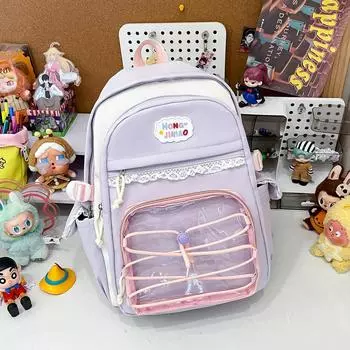 Lightweight Trendy Student Backpack With Reinforced Seams For Carry Everyday