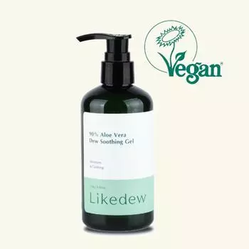 Like Dew Беременные женщины Новорожденный ребенок Младенец Тепловая сыпь Ato 90% Aloe Vera Dew Успокаивающий гель Гель, 250 мл, 1 шт.