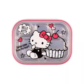 Lilpang Children s Hello Kitty Baker Rock Stencil Lunch Box, разноцветный, 1 шт., популярный персонаж в Корее
