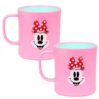 Lilpang D100 Disney Kiyo чашка с двухцветной ручкой L mini, разные цвета, 2 шт.