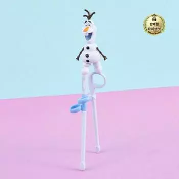 Lilpang Frozen 2 Палочки для еды Olaf Motion Plus, корректирующие палочки для еды уровня 1, разноцветные, 1 шт.