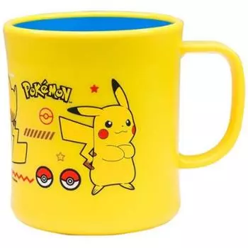 Lilpang Pokemon Kiyo чашка с двойной цветной ручкой L, разноцветные, 1 шт.