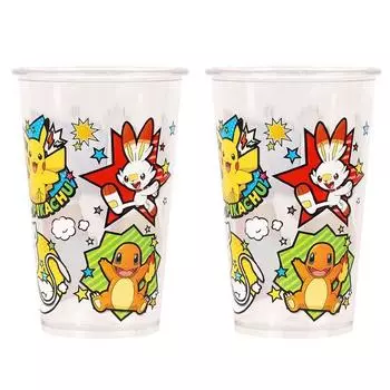 Lilpang Pokemon прозрачная большая чашка, разные цвета, 2 предмета, популярные корейские товары для родителей