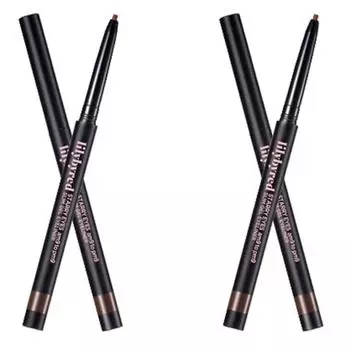 lilybyred Тонкий карандаш для глаз 0,14 г, 3 орехово-коричневый, 2 шт.