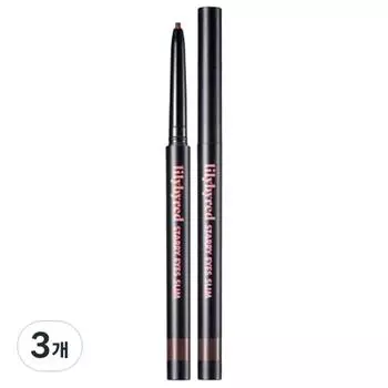 lilybyred Тонкий автоматический карандаш для глаз Starry Eyes 0,14 г, оттенок 4 Glam Mocha, 3 шт.