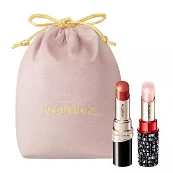 лимитированный подарочный набор для макияжа Dramatic Essence Rouge OR301 Lazy Time Lipstick Dramatic Lip Treatment EX Lip Balm Drawstring Bag Shopper Gift Birthday
