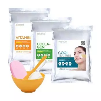 Lindsay modeling pack for aesthetic skin care shop, 1kg, Kulti Tree set, 2 sets