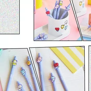 Line Friends BT21 Миниатюрная гелевая ручка MANG
