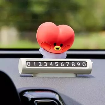LINE FRIENDS BT21 TATA Minini номерной знак автомобиля