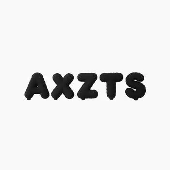 Line Friends Kolre Black Alphabet Sticon (Дополнительные продукты-A, S, T, X, Z)