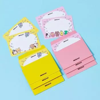 LINE FRIENDS Набор мини-карточек с посланием Field Day Ni