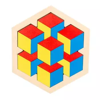 linglong H деревянная игрушка-головоломка Honeycomb детский сад практическая настольная игра-головоломка