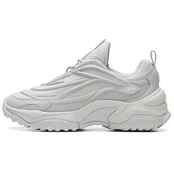 LiNing Aurora Wind V2 Классические модные повседневные туфли с низким верхом Женские кроссовки Антарктид-серый AGCS160-2 37