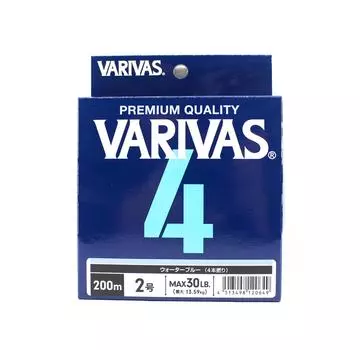 Линия Varivas PE Varivas 4 X4 Синий 200 м PE 2 Макс. 30 фунтов (0649) синий