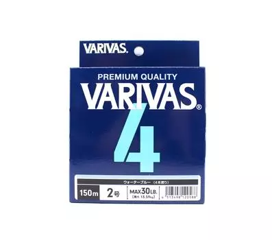 Линия Varivas PE Varivas 4 X4 Синий 150 м PE 2 Макс. 30 фунтов (0588) синий