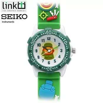 Link Linkgraphix Kid Watch Army KTS10 — SEIKO Instruments 3D Standard
