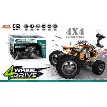 (Линлун)1:12 RC Car 2.4G 4CH Spray Высокоскоростной пульт дистанционного управления Дрифт-трюк-игрушки для автомобилей D